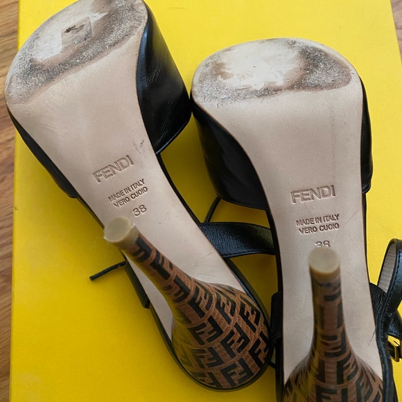 Sexy Fendi Ankle Strap Heels - Picture 5 of 5
